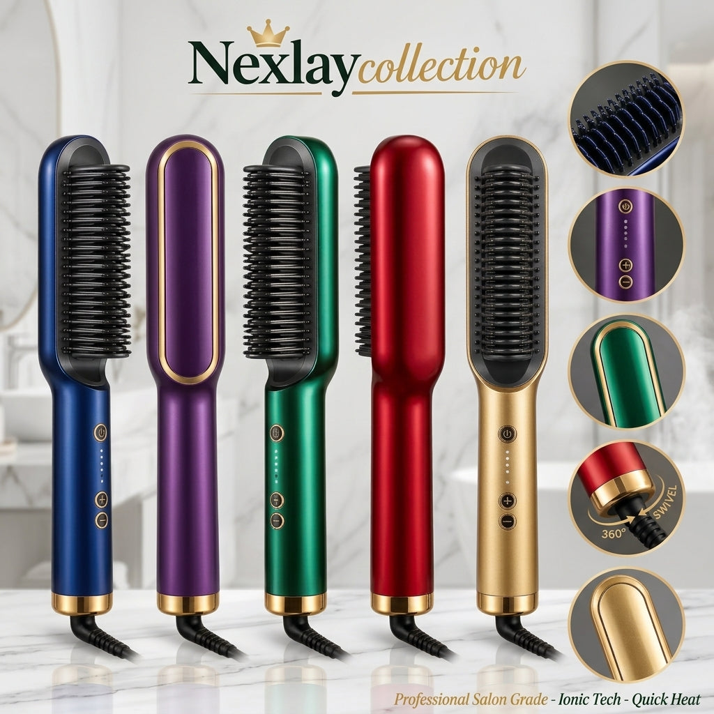 Hair Straightener Brush